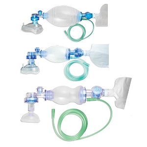 REUSABLE SILICONE RESUSCITATOR UNIT